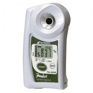 ATAGO Digital Hand-held "Pocket" Refractometer PAL-BX/RI